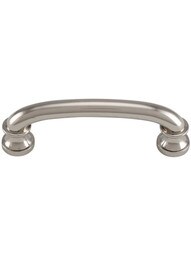 Shelley Cabinet Pull - 3 inch Center-to-Center in Polished Nickel.